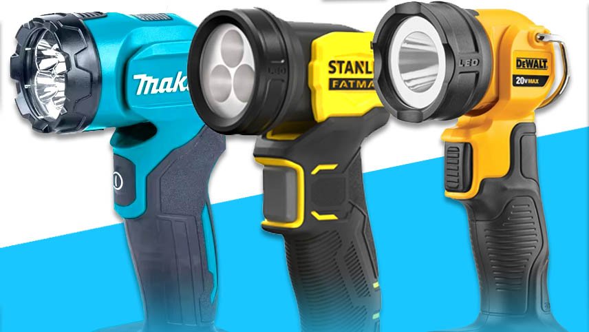 Iluminação de qualidade e alto desempenho Makita ML001G, Dewalt DCL040 e Stanley SCL020-B2