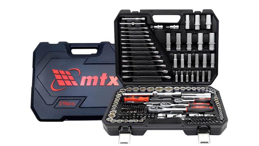 JOGO FERRAMENTAS MTX 1/4-3/8-1/2 216PCS