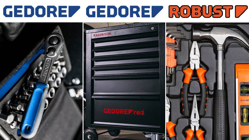 Gedore, Gedore Red e Robust: Conheça as Diferenças Entre as Linhas
