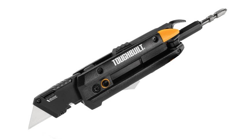 Electricians Folding Utility with Bit Driver Pry Bar TB-H4-12-IM
