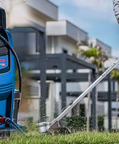 Tudo sobre as Novas Ferramentas de Jardim e Limpeza Bosch: Lavadoras, Roçadeiras e Aparadores
