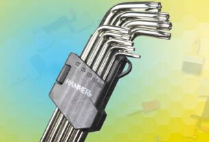 JOGO DE CHAVE TORX LONGA 9 peças HAMMER