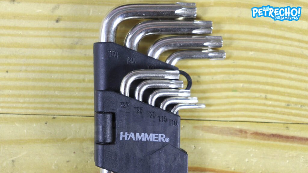 Jogo de Chaves Allen Torx Longa Hammer
