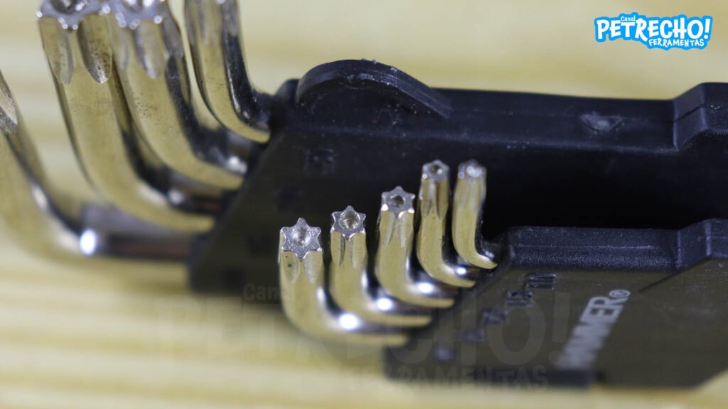 Jogo de Chaves Allen Torx Longa Hammer centro