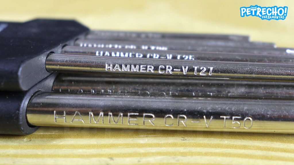 Jogo de Chaves Allen Torx Longa Hammer corpo