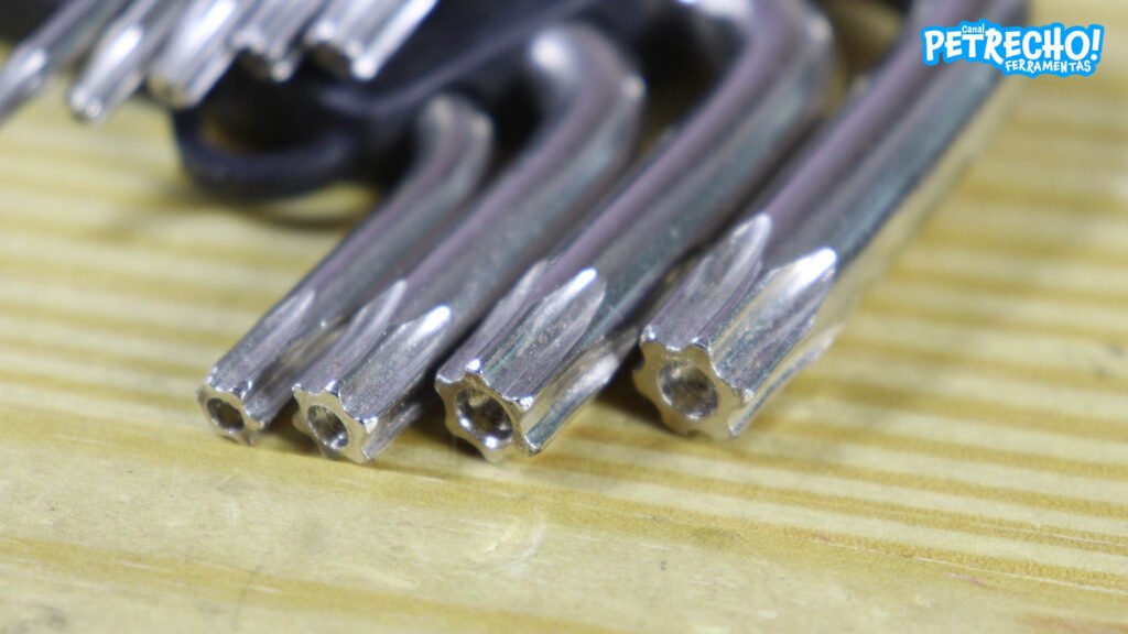 Jogo de Chaves Allen Torx Longa Hammer pontas 4